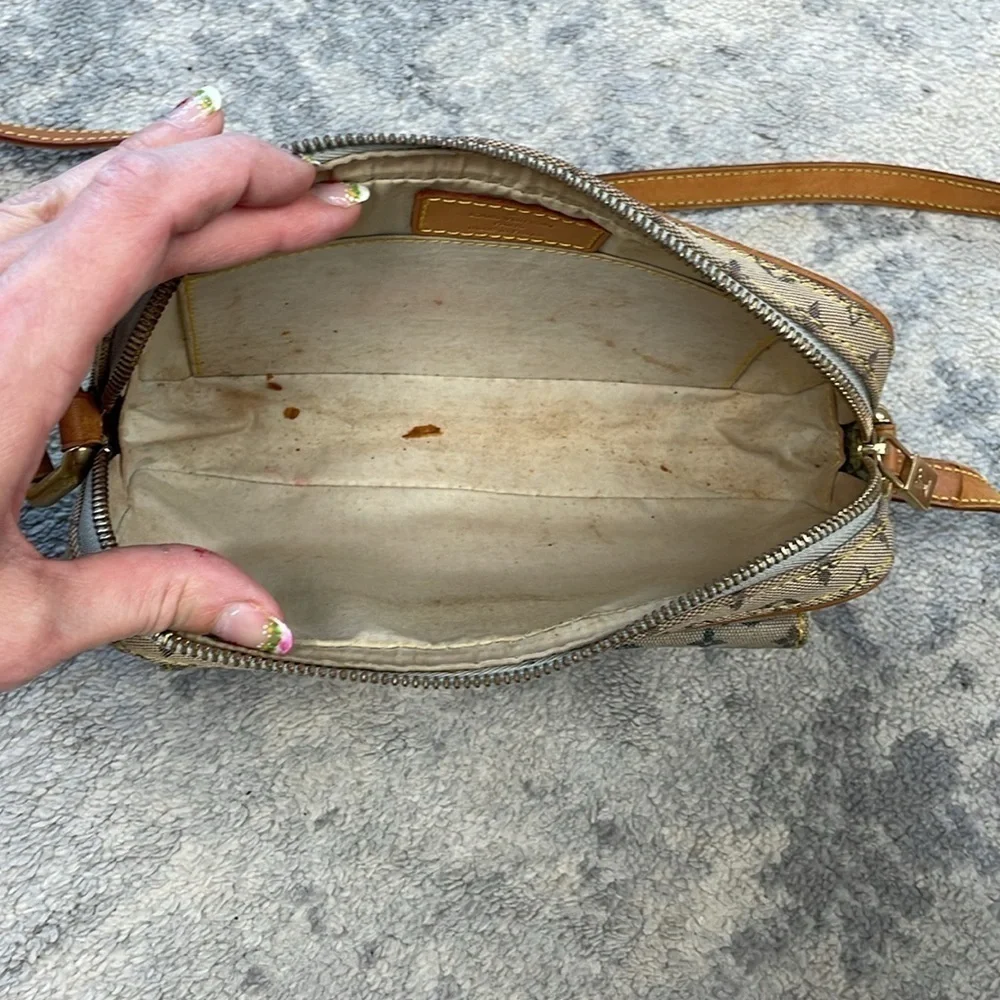 Louis Vuitton Monogram Mini Lin Juliette MM Denim Crossbody Bag - Picture 12 of 17